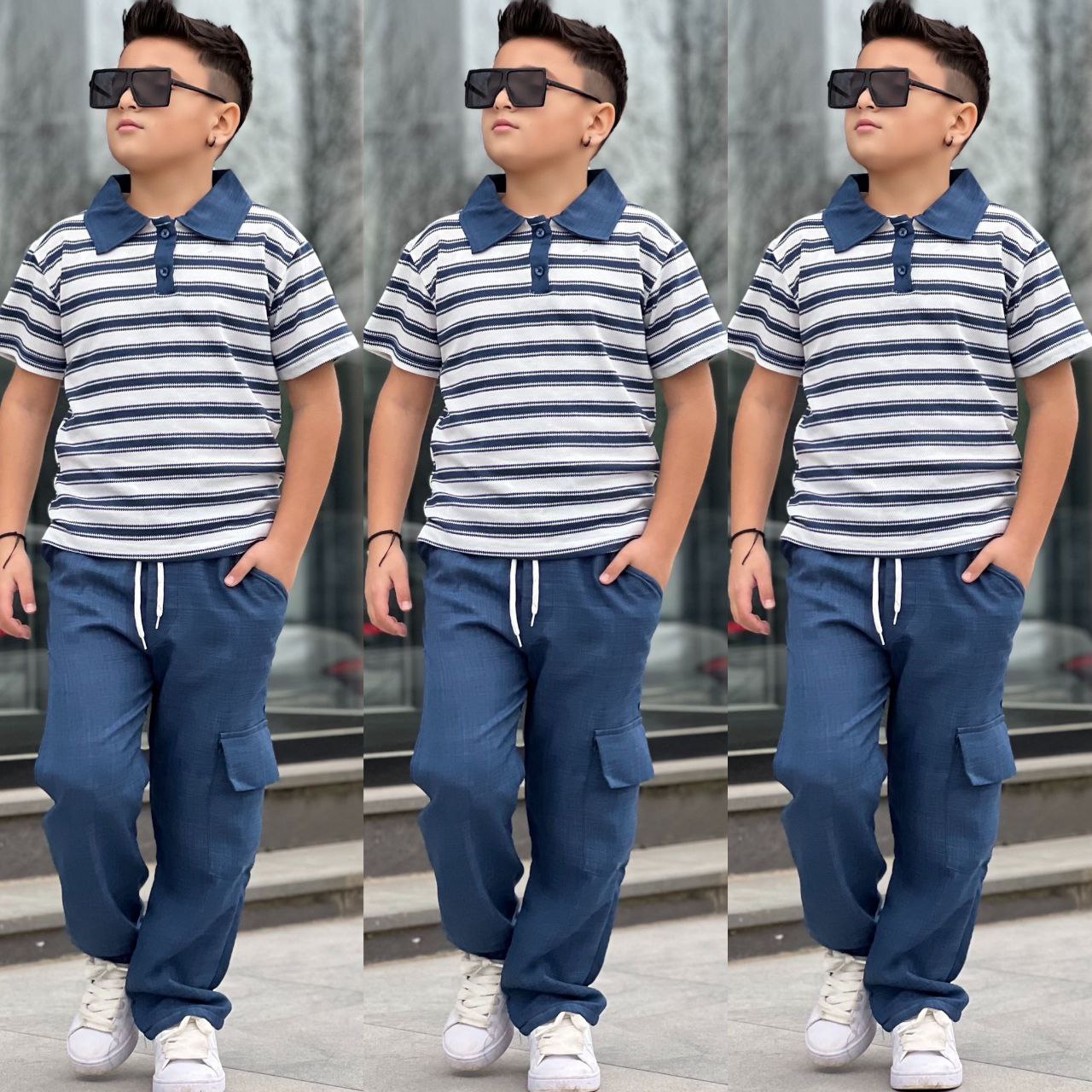 Cargo Polo Boy — Ensemble 2 Pièces Garçon