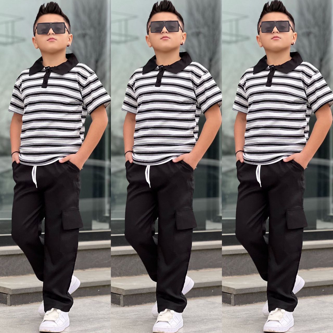 Cargo Polo Boy — Ensemble 2 Pièces Garçon