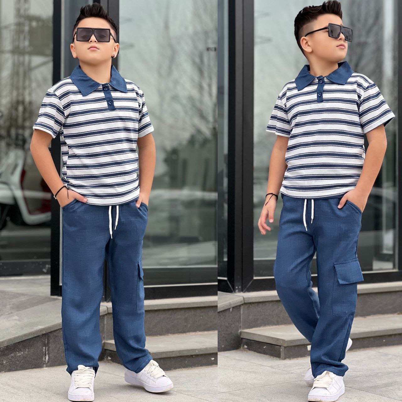 Cargo Polo Boy — Ensemble 2 Pièces Garçon