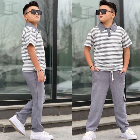 Cargo Polo Boy — Ensemble 2 Pièces Garçon