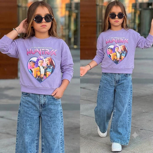 Ensemble 2 Pièces Pop Star Wide Leg Girl — Fille 4-12 Ans