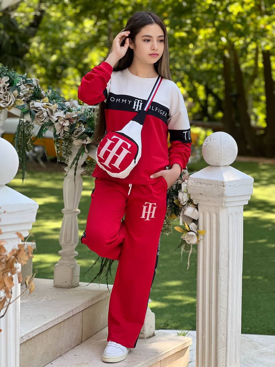 Ensemble 3 Pièces Sport Flag — Fille 5-14 Ans