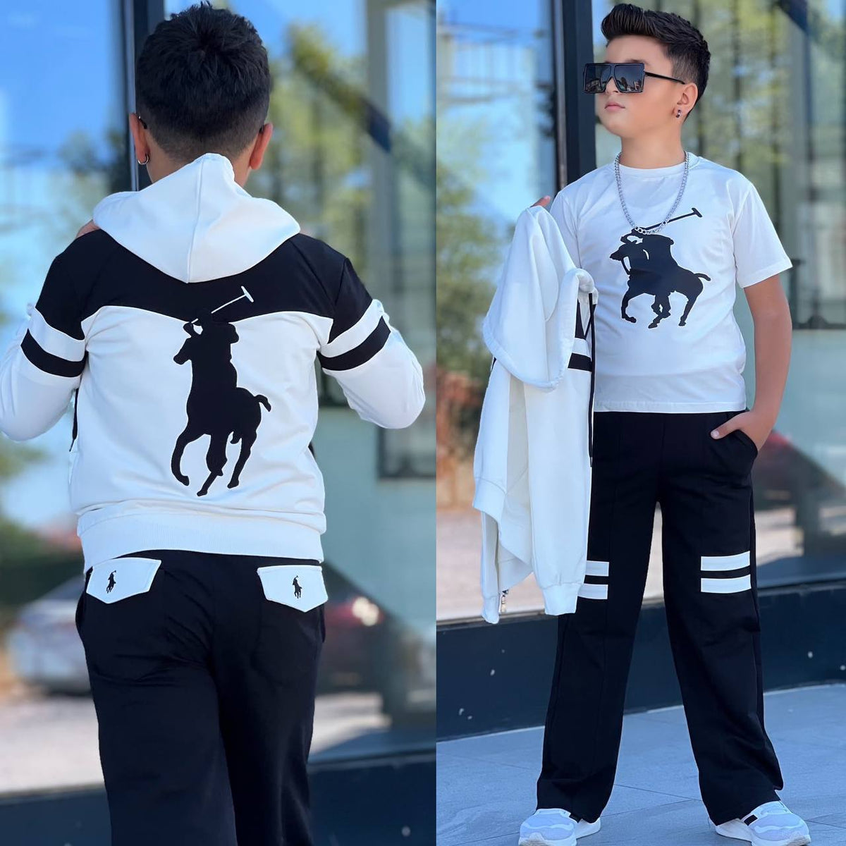 Ensemble 3 Pièces Varsity Track Boy — Garçon 5-14 Ans