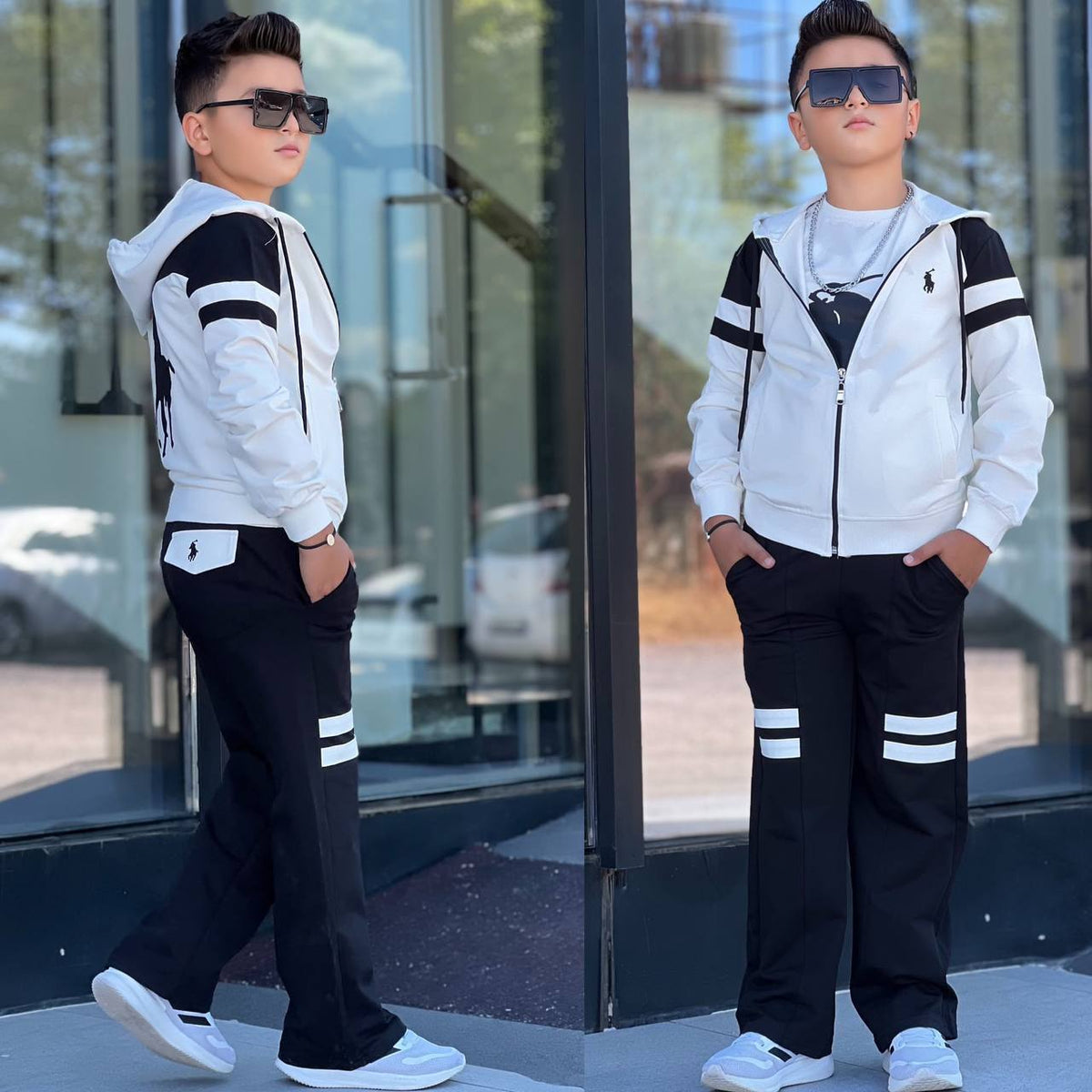Ensemble 3 Pièces Varsity Track Boy — Garçon 5-14 Ans
