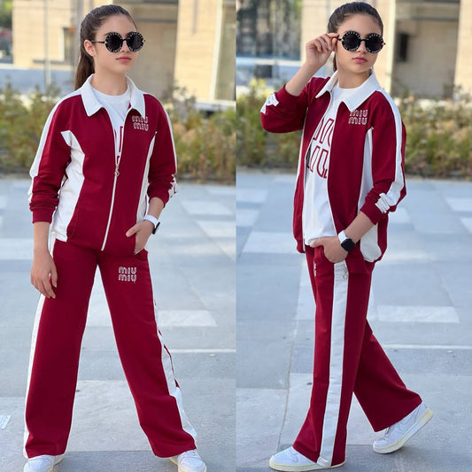 Ensemble 3 Pièces Track Chic — Fille 5-14 Ans